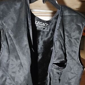 Legacy Midnight Black Sleeveless Jacket